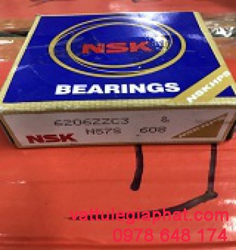BẠC ĐẠN NSK 6206ZZC3 - VÒNG BI NSK 6206ZZC3
