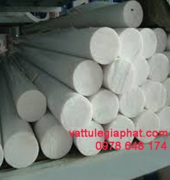 CÂY NHỰA TEFLON CHỊU NHIỆT, NHỰA TEFLON CÂY TRÒN ĐẶC