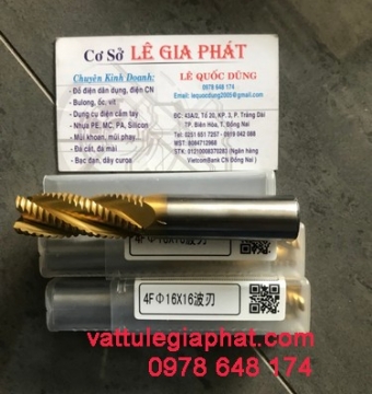 DAO PHAY NGÓN PHI 16MM, DAO PHAY NGÓN HỢP KIM PHI 16MM