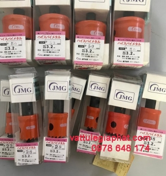 MŨI KHOÉT JMG 10MM, 12MM, 14MM, 16MM, 18MM, 21MM... 70MM, 80MM, 90MM, 100MM, 120MM