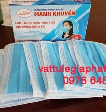 KHẨU TRANG Y TẾ KHÁNG KHUẨN, KHẨU TRANG Y TẾ MẠNH KHUYÊN