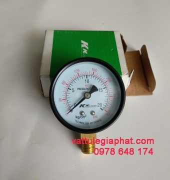 ĐỒNG HỒ ĐO ÁP SUẤT 20KG HIỆU KK, ĐỒNG HỒ ÁP SUẤT 20KG HIỆU KK