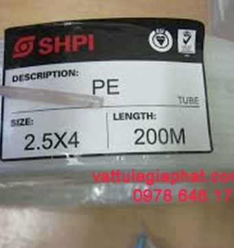 ỐNG HƠI PE 4MM SHPI, DÂY DẪN SƠN ỐNG 4MM SHPI