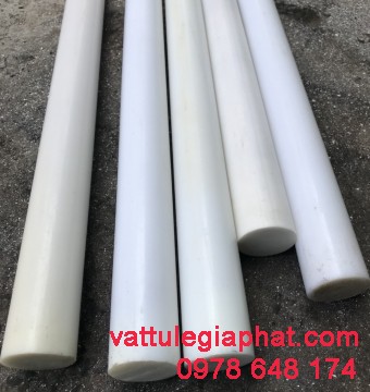 NHỰA POM TRÒN PHI 50*1000MM , NHỰA POM PHI TRÒN 50MM