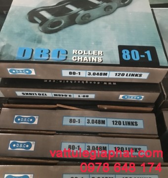 XÍCH ĐƠN DBC 80, XÍCH CÔNG NGHIỆP DBC GIÁ RẺ