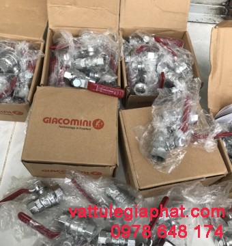 van bi tay gạt giacomini - van bi gạt tay giacomini 1